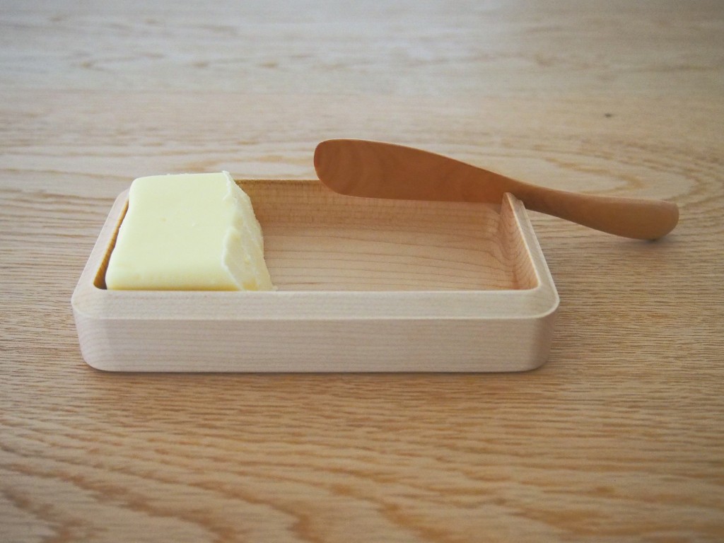 三谷龍二バターケース付属ナイフ付き